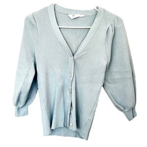 Light Blue Cardigan Sweater